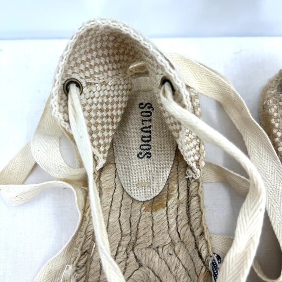 Soludos Lauren Lace Up Espadrilles Women's 6.5 - Picture 2 of 4